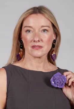 Angela Caputi Earrings^Rilievo 2 Part Hanging Eardrops
