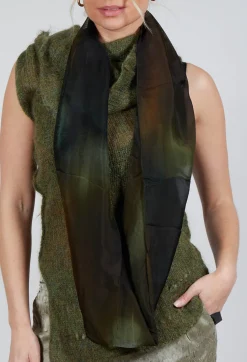 Masnada Tops^Roll Neck Knitted Vest in Moss
