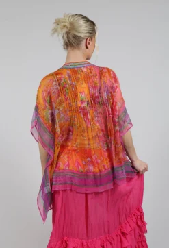Rene Derhy Tops^Romance Blouse in Orange