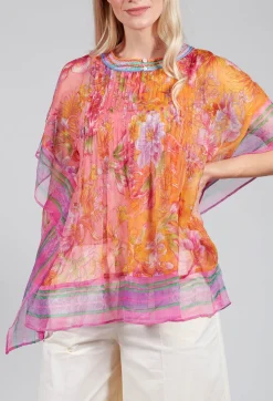 Rene Derhy Tops^Romance Blouse in Orange