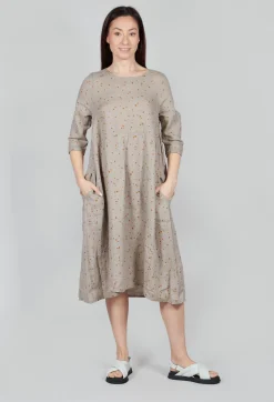 Mama B Dresses^Rothko Ls Dress In Ambra