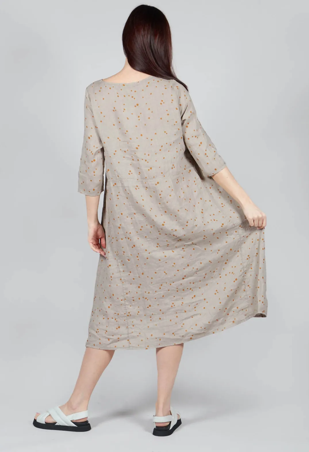 Mama B Dresses^Rothko Ls Dress In Ambra
