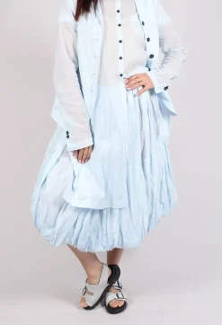 Rundholz Mainline Skirts^Ruched Balloon Skirt in Enzian 10% Stiff