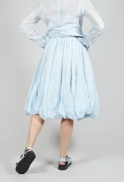 Rundholz Mainline Skirts^Ruched Balloon Skirt in Enzian 10% Stiff