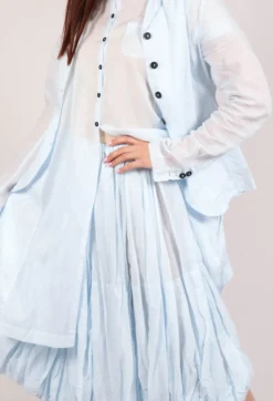 Rundholz Mainline Skirts^Ruched Balloon Skirt in Enzian 10% Stiff
