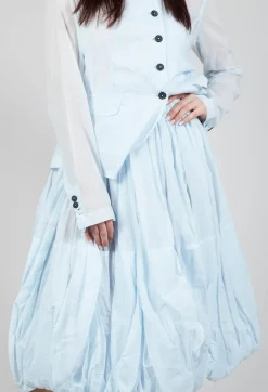 Rundholz Mainline Skirts^Ruched Balloon Skirt in Enzian 10% Stiff
