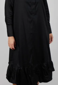 Bize Dresses^Ruched Hem Dress in Black