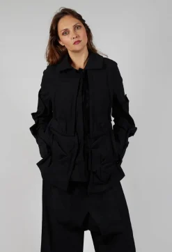 Rundholz Mainline Jackets^Ruched Jacket in Black