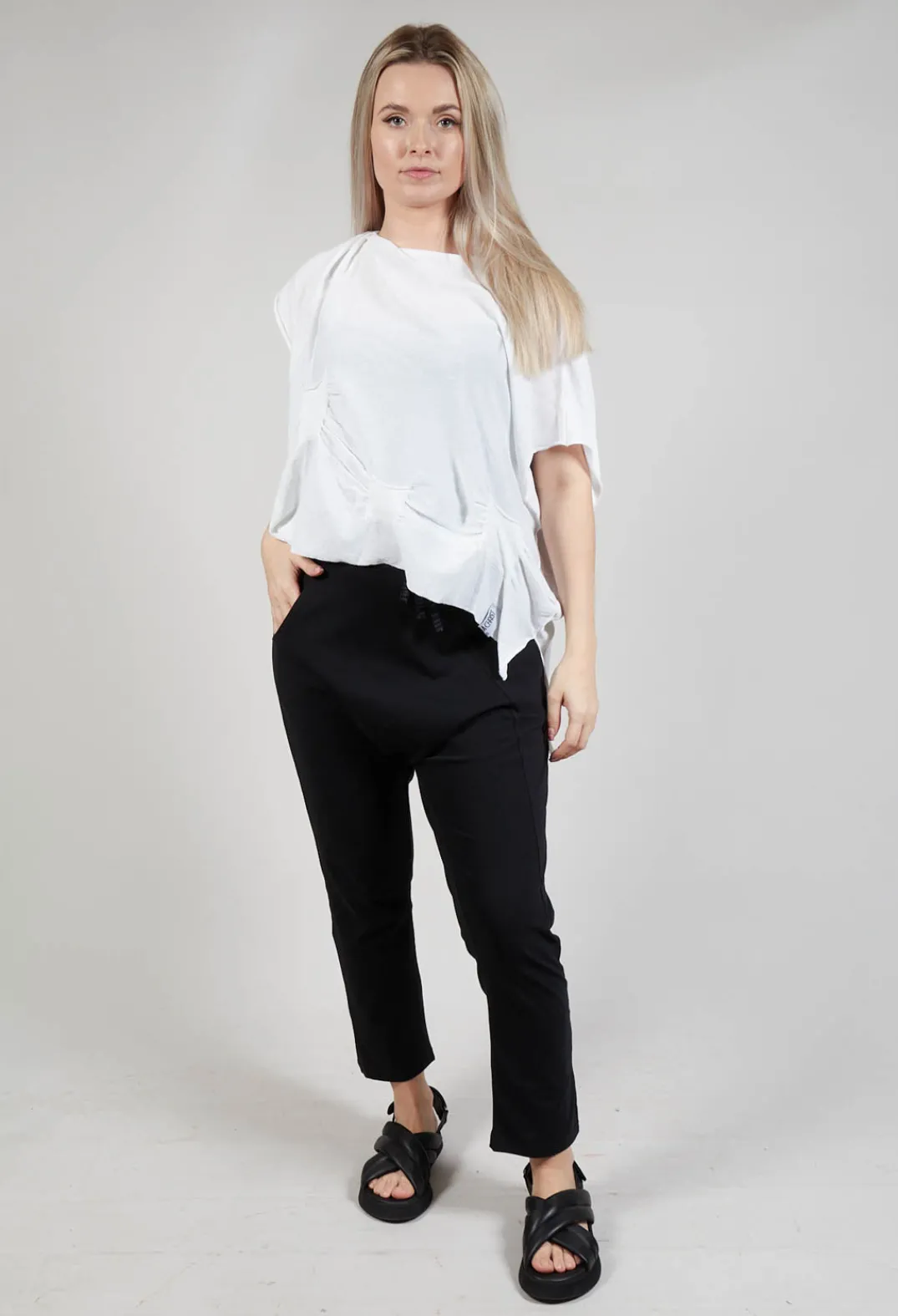 Philomena Christ Jumpers^Ruched Sleeveless Sweater in White