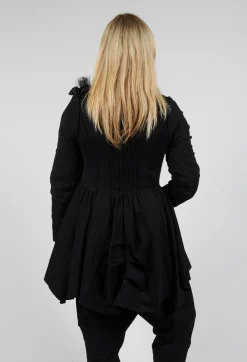 Bread and Butter Jackets^Ruffle Blazer in Black