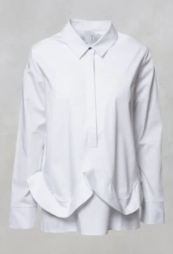 Marble u0026 Co. Shirts & Blouses^Ruffle Front Shirt in Mineo