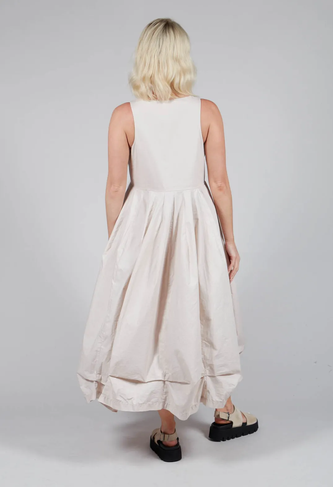 Tadashi Dresses^Ruffle Hem Dress in Beige