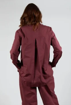 Amici Shirts & Blouses^Ruffle Shirt in Intense Rust