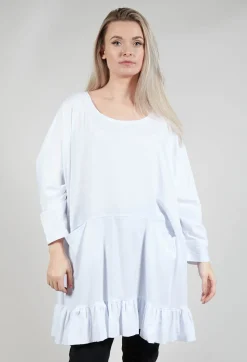 Philomena Christ Tops^Ruffled Hem Top in White