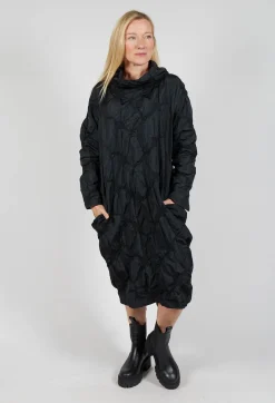 Hindahl u0026 Skudelny Dresses^Ruffled Taffeta Dress in Black