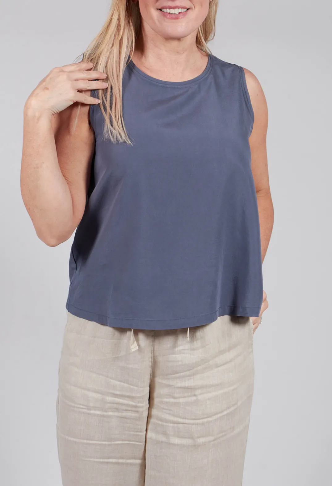 Ecoalf Shirts & Blouses^Salmaalf Shirt in Grey Blue