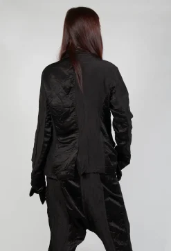 Rundholz Mainline Jackets^Satin Contrast Jacket in Black