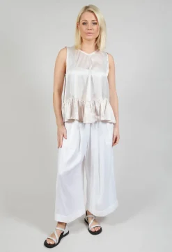 Les Filles d'Ailleurs Tops^Satin Vest Top in Pink