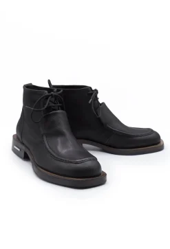 Malloni Boots^Scarpa Fuco Ankle Boots in Nero