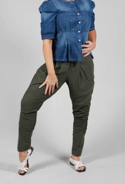 High Trousers^Scurry Trousers in Khaki