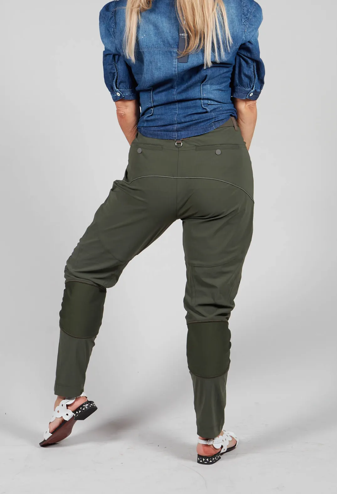High Trousers^Scurry Trousers in Khaki