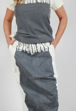 Rundholz Mainline Skirts^Seam Maxi Skirt in in Asteroid Paint