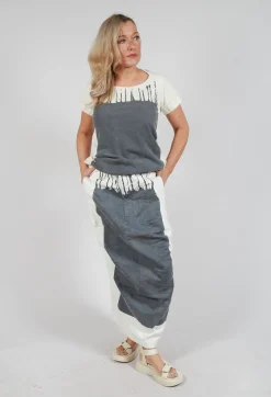Rundholz Mainline Skirts^Seam Maxi Skirt in in Asteroid Paint