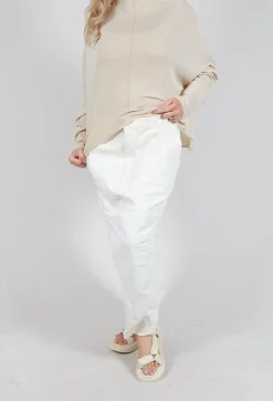 Rundholz Mainline Skirts^Seam Maxi Skirt in in Starwhite Paint