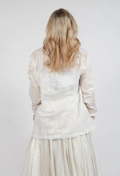 Rundholz Mainline Shirts & Blouses^Semi Sheer Shirt in Galaxy Sparkle