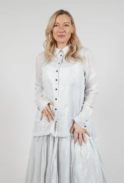 Rundholz Mainline Shirts & Blouses^Semi Sheer Shirt in Moon Sparkle