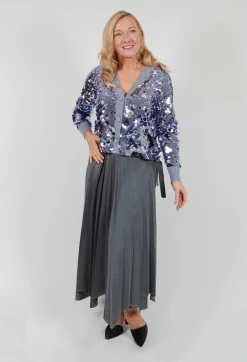Sfizio Cardigans^Sequin Cardigan in Lilac Breeze