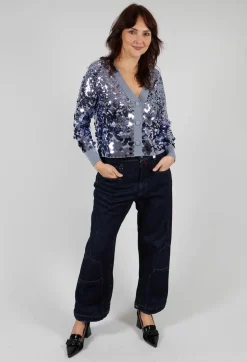 Sfizio Cardigans^Sequin Cardigan in Lilac Breeze