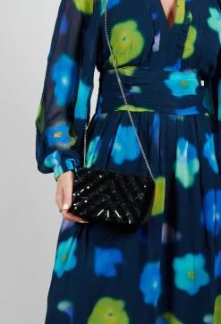 Rene Derhy Bags^Sequin Clutch Bag in Noir