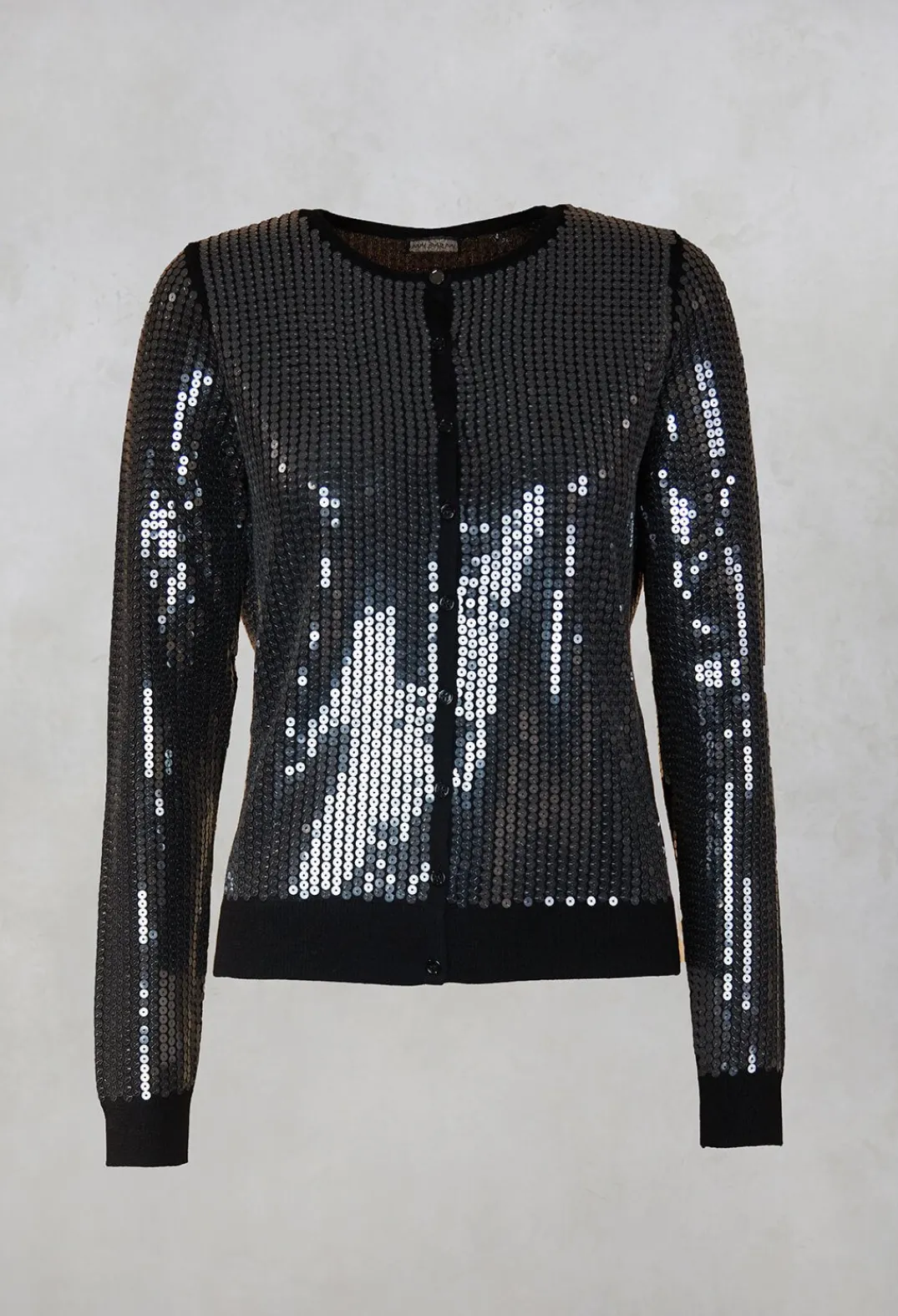 Maliparmi Cardigans^Sequined Cardigan in Black