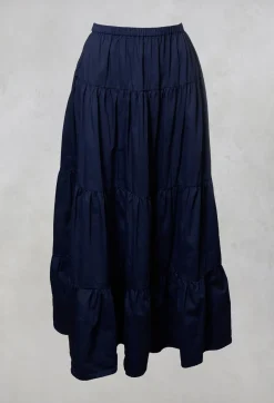 Out of Xile Skirts^Sharm Maxi Gathered Skirt in Navy