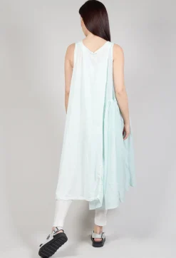 Rundholz Mainline Dresses^Sheer Double Vest Dress in Tulip 10% Cloud