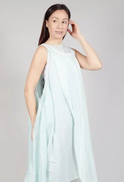 Rundholz Mainline Dresses^Sheer Double Vest Dress in Tulip 10% Cloud