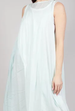 Rundholz Mainline Dresses^Sheer Double Vest Dress in Tulip 10% Cloud