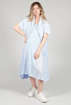 Rundholz Mainline Dresses^Sheer Double Vest Dress in Enzian 10% Cloud