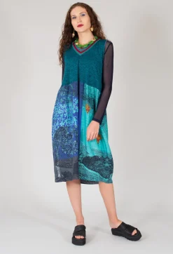 Nijii Shirts & Blouses^Sheer Jersey Top with Long Sleeves in Navy