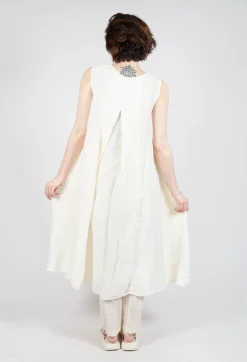 Rundholz Dip Dresses^Sheer Overlay Dress in Greige