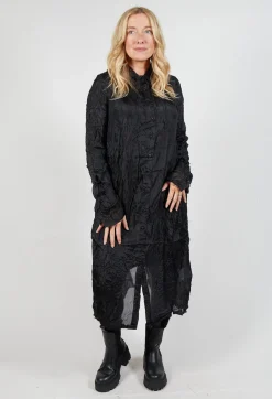 Rundholz Mainline Dresses^Sheer Shirt Dress in Black