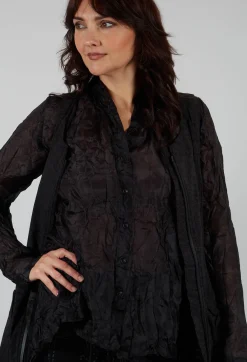 Rundholz Mainline Shirts & Blouses^Sheer Shirt in Black