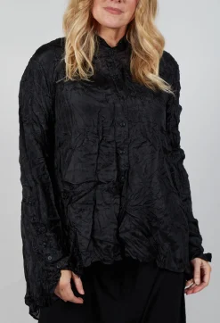 Rundholz Mainline Shirts & Blouses^Sheer Shirt in Black