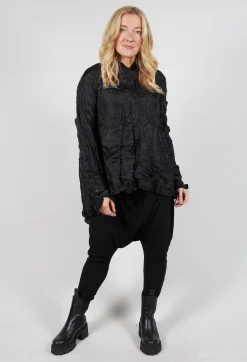 Rundholz Mainline Shirts & Blouses^Sheer Shirt in Black