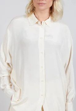 Amici Shirts & Blouses^Sheer Shirt in Cream