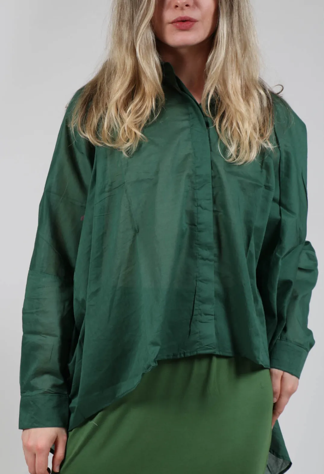 Bread and Butter Shirts & Blouses^Sheer Shirt in Green