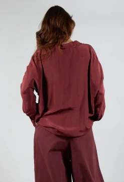 Amici Shirts & Blouses^Sheer Shirt in Intense Rust