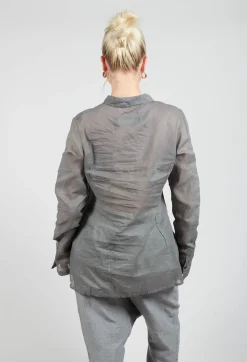 Rundholz Dip Shirts & Blouses^Sheer Shirt in Pencil Cloud Stiff