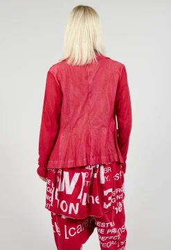 Rundholz Black Label Jackets^Sheer Sleeve Jacket in Chili Print